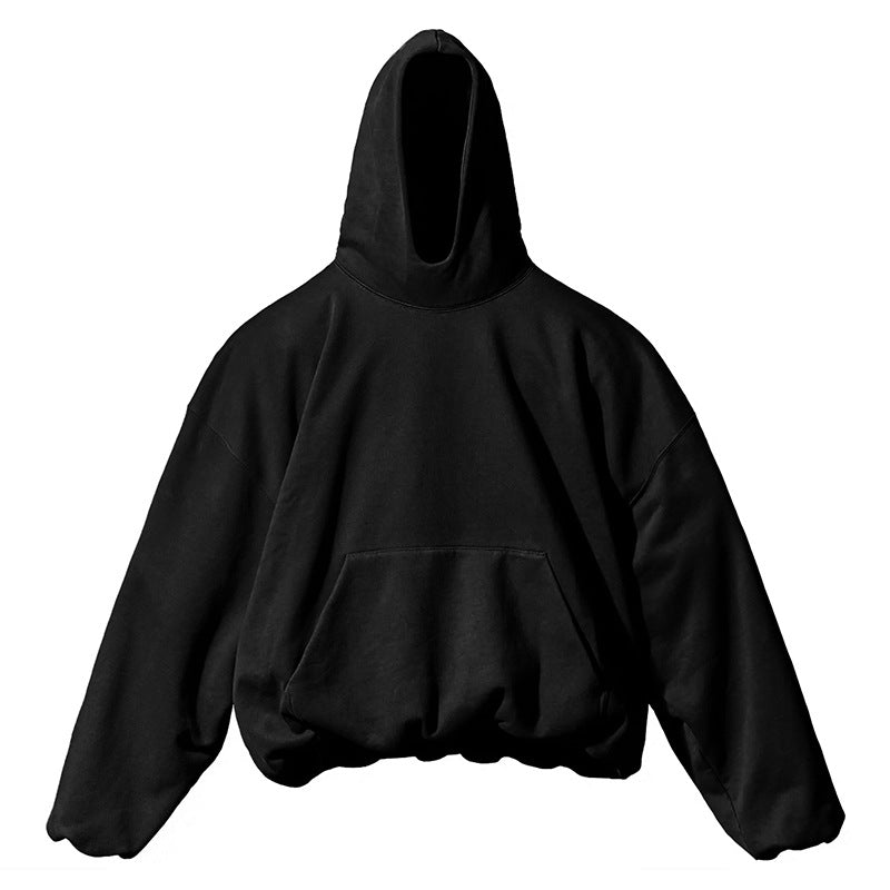 High street coconut BLC/GRY double-layer heavy hooded sweatshirt hoodie kanye Kanye co-branded fashion brand loose