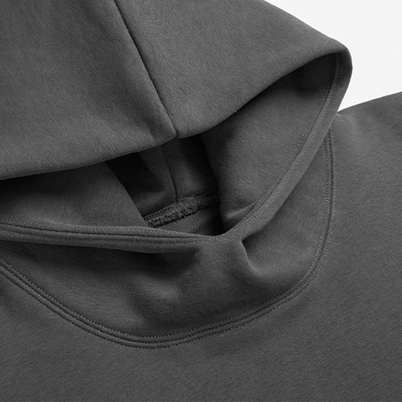 High street coconut BLC/GRY double-layer heavy hooded sweatshirt hoodie kanye Kanye co-branded fashion brand loose