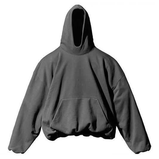 High street coconut BLC/GRY double-layer heavy hooded sweatshirt hoodie kanye Kanye co-branded fashion brand loose