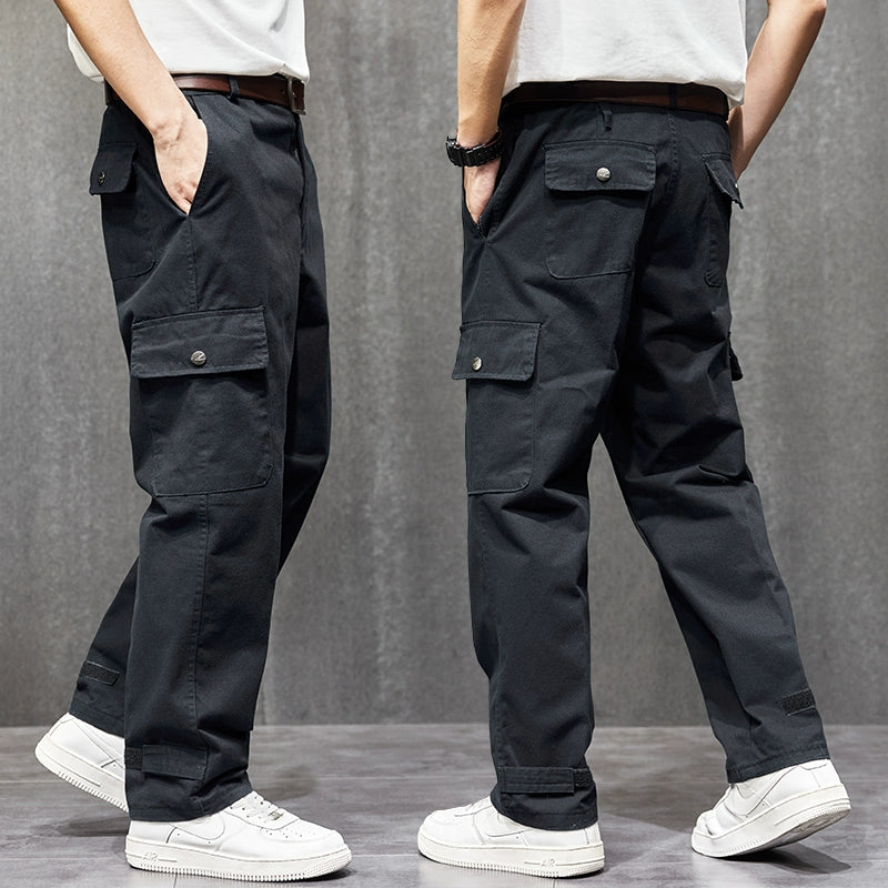 Pants worn for work, men's wear-resistant construction workers, construction site overalls, security pants, men's summer work clothes thin